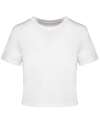 PA4022 Proact Ladies Triblend Crop Top White colour image